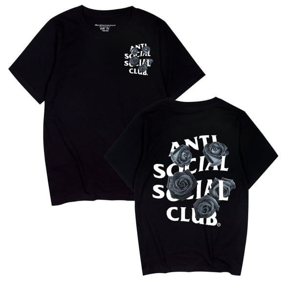 Azikbd  Anti Social Social Club Pure Cotton Classic T-shirt ASSC American Trend High Street Short-Sleeved Shirt Letter Clothing Unisex