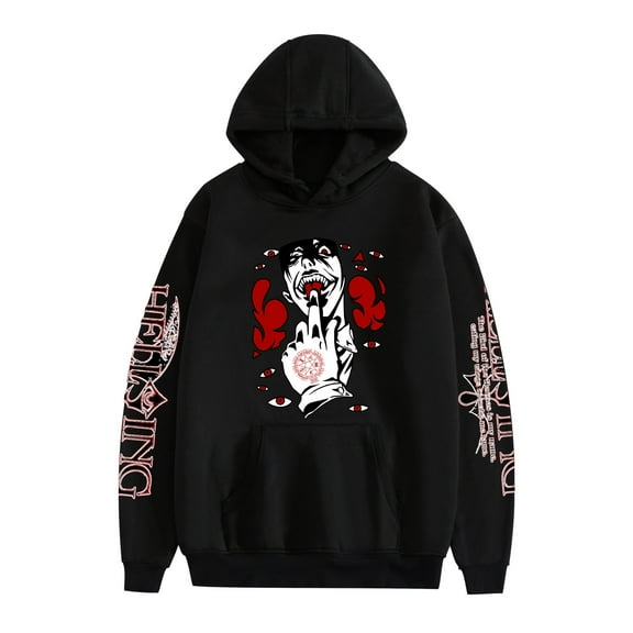 Azikbd  Hellsing Ultimate Alucard Anime Hoodie sweatshirt men's and women's fashionable long sleeved winter casual pullover