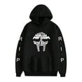 thumbnail image 1 of Azikbd  MF DOOM RIP Hoodies Fashion Logo Hooded Pullover Cool Street Fashion Unisex Sweatshirt, 1 of 6