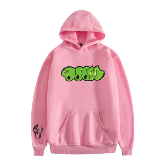 Azikbd MF DOOM RIP Hoodies Fashion Logo Hooded Pullover Cool Street Fashion Unisex Sweatshirt