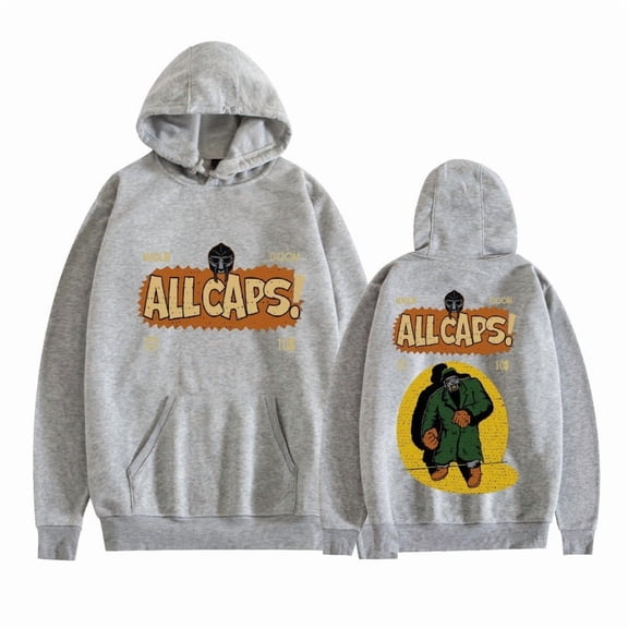 Azikbd  MF Doom Diner Hoodie Mm Food Album Logo Merchandise Hooded Cosplay Women's Men's Fashion Hip Hop Sweatshirt