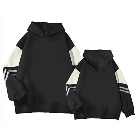 Azikbd Men's and women's casual and stylish solid color hooded sweatshirt, autumn long-sleeved sweatshirt