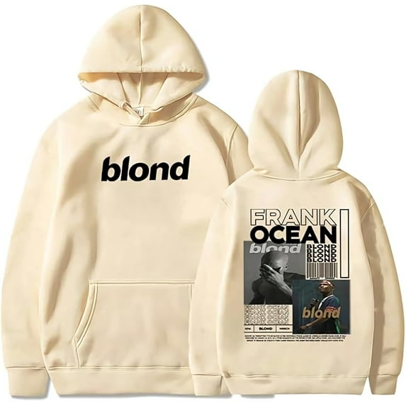 Azikbd Print Hoodie Frank Rapper Blond Album Hoodie Ocean Merch Pullover Tops Streetwear Women Men