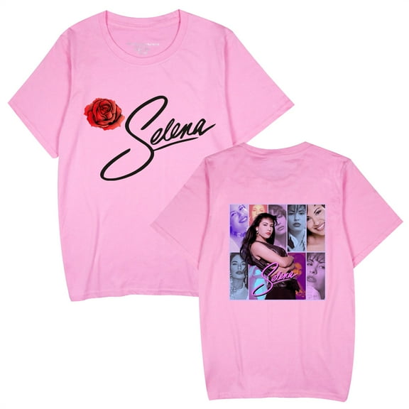 Azikbd  Selena Quintanilla Shirt Unisex Short Sleeve T-Shirt Fans Gift Cotton Summer