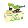 thumbnail image 1 of Azimport MPT501 Green Cute Parrot Piggy Bank - Green, 1 of 1
