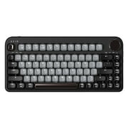 Azio IZO Bluetooth and USB Mechanical Computer Keyboard, Blue Switches Black Willow, IK404