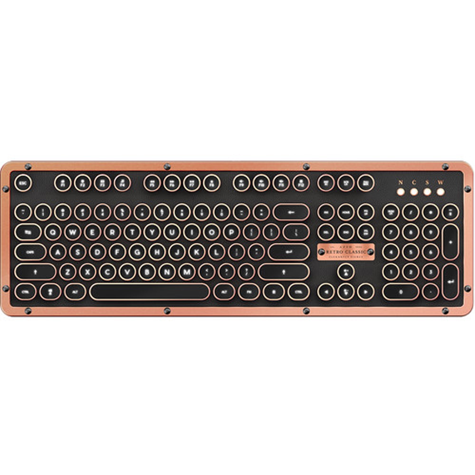 Azio Retro Classic BT Wireless Backlit Mechanical Keyboard (Artisan)