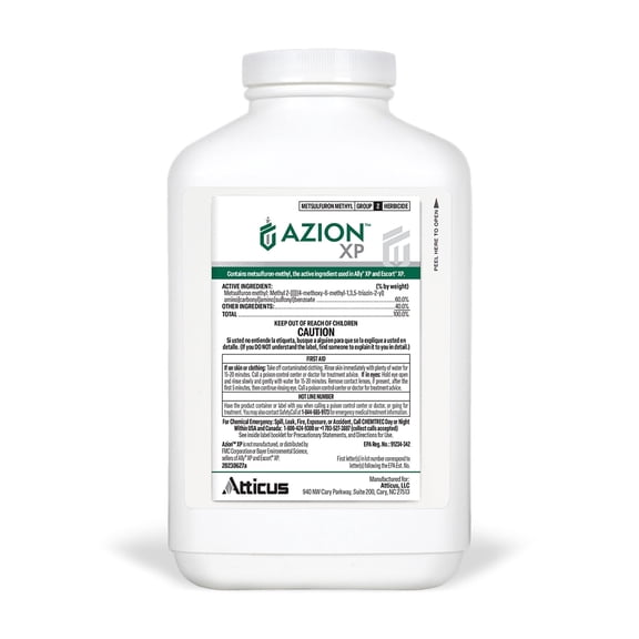 Azion XP MSM Turf Herbicide (16 oz) - Selective Postemergence Weed and Brush Control, Metsulfuron Methyl 60% by Atticus