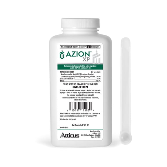 Azion XP MSM Turf Herbicide (8 oz) Compare to Manor/Blade/Escort - Selective Postemergence Weed and Brush Control, Metsulfuron Methyl 60%