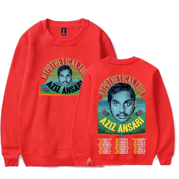 Aziz Ansari 2025 Hypothetical Tour Crewneck Sweatshirt Unisex Fashion Long Sleeve Top