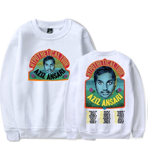 Aziz Ansari 2025 Hypothetical Tour Crewneck Sweatshirt Unisex Fashion Long Sleeve Top