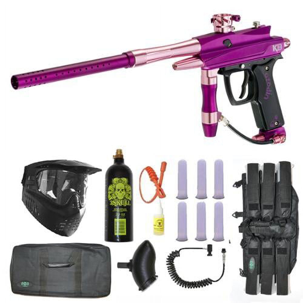 Azodin KaosD II Paintball Marker Gun 3Skull Sniper Set