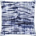 thumbnail image 1 of Azora AZO-005 18"H x 18"W Square Pillow Cover in Dark Blue/White, 1 of 4