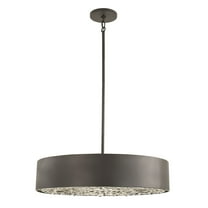 Azores 6-Light Pendant in Black Cashmere