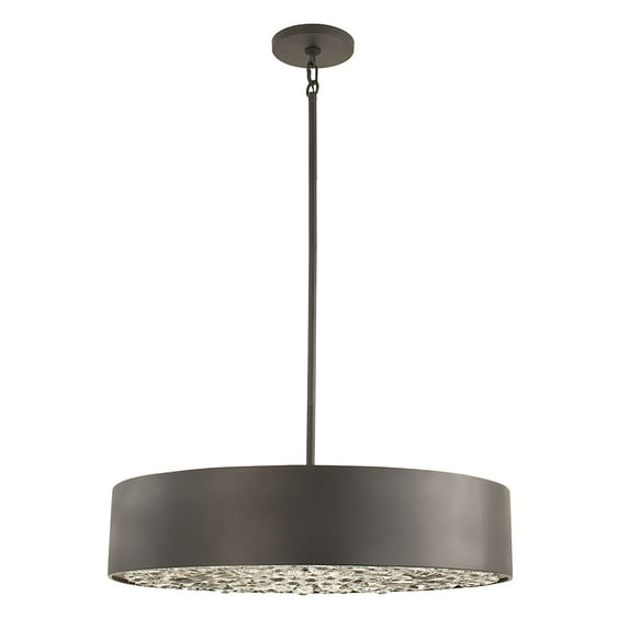 Azores 6-Light Pendant in Black Cashmere