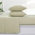 thumbnail image 1 of Azores Home 170-GSM Cotton Flannel Printed or Solid Extra Deep Pocket Sheet Set Natural Full Flannel, 1 of 5