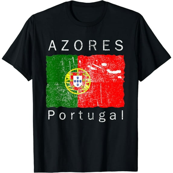 Azores Islands Portuguese Flag T Shirt I Love Portugal T-Shirt