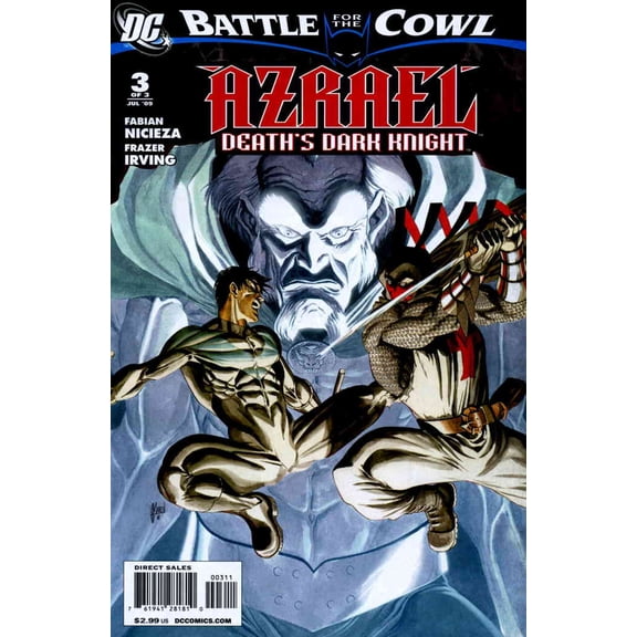 Azrael: Death's Dark Knight #3 VF ; DC Comic Book