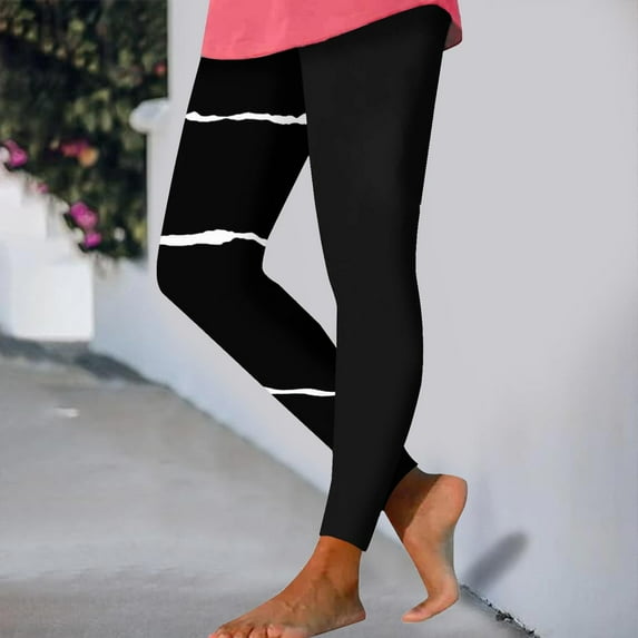 Azrian Breathable Women's Active Leggings for Yoga Women’s Casual Printing Stretch Yoga Leggings Fitness Running Gym Sports Full Length Active Pants Yoga Full Length Pants