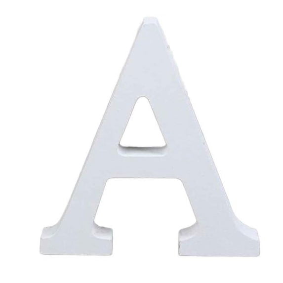 Azrian Christmas Ornaments Wood Wooden Letters White Alphabet Wedding Birthday Party Home Decor Apartment Essentials Discount