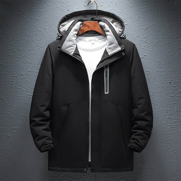 Azrian Clearance Tops Plus Size Men's And Women's Same Eight Heating And Thickening Hooded Charging Suit