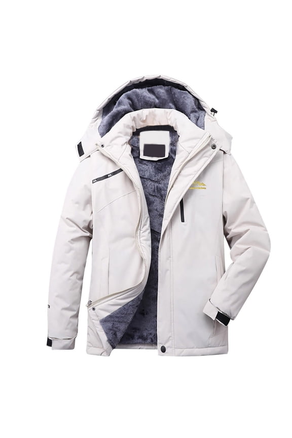 Clearance Women's Windbreaker Jacket, Waterproof and Breathable Outdoor Charging Suit For Women Outdoor Breathable, Plush And Male And Female Wearable Thickened Climbing Suit, Trendy Jacket