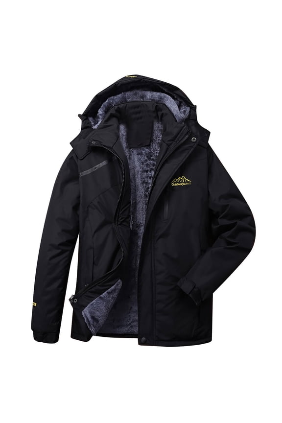 Clearance Women's Windbreaker Jacket, Waterproof and Breathable Outdoor Charging Suit For Women Outdoor Breathable, Plush And Male And Female Wearable Thickened Climbing Suit, Trendy Jacket