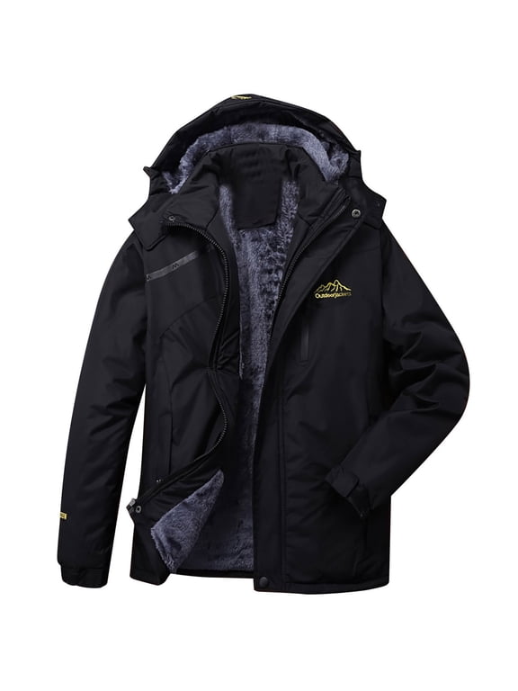 Clearance Women's Windbreaker Jacket, Waterproof and Breathable Outdoor Charging Suit For Women Outdoor Breathable, Plush And Male And Female Wearable Thickened Climbing Suit, Trendy Jacket