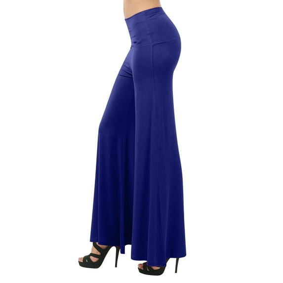Azrian Fashion Casual Pants for Womens, Loose High Waist Wide Leg Pants Workout Out Leggings Casual Trousers Yoga Gym Flare Pants