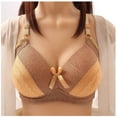thumbnail image 1 of Azrian Full Figure Plus Size Bras for Women,Strapless Bra,Ladies Traceless Comfortable No Steel Ring Vest Breathable Gathering Bra Woman Underwear on Sell Clearance, 1 of 4