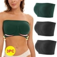 thumbnail image 1 of Azrian Full Figure Plus Size Bras for Women,Strapless Bra,Women's Stretch Strapless Bra,Summer Bandeau Bra,Plus Size Strapless Bra,Comfort Wireless Bra on Sell Clearance, 1 of 6