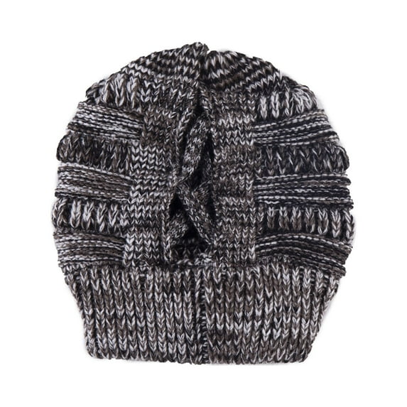 Azrian Hat Clearance Women's Keep Warm Winter Casual Knitted Hat Headgear Beanie Tail Hat Cap