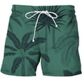 thumbnail image 1 of Azrian Men 3D Printing Breathable Seaside Vacation Beach Shorts Swimming Trunks, 1 of 2