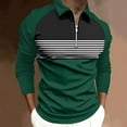 thumbnail image 1 of Azrian Men's Casual Pullover Long Sleeve Men Collar Shirt Printed Casual Sleeve Turndown Collar Blouse, 1 of 5
