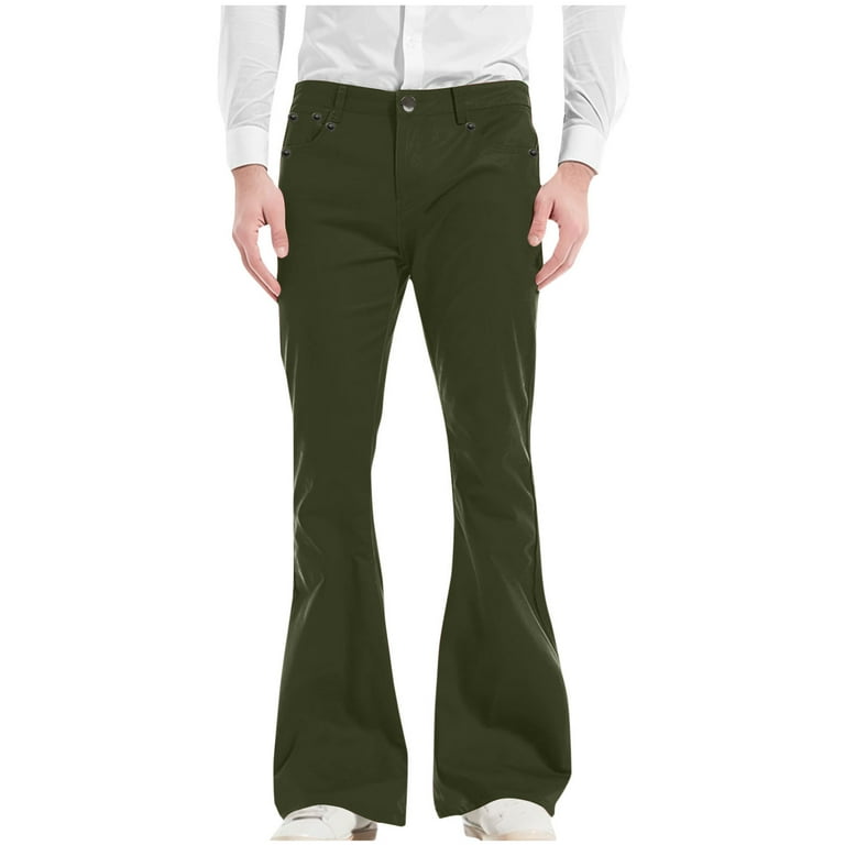 パンツ Bal original PHONE POCKET WIDE TROUSER Azrian Men's Flare Pants, Wide-Leg Fashion Slim Fit Men