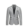 thumbnail image 1 of Azrian Mens Fall Winter Warm Shacket Coat Suit Tops,Plus Size Mens Suits Coats,Mens Causal Button Shirts,Men's Fashion England Solid Color Casual Single Breasted Suit Boy Trendy, 1 of 3