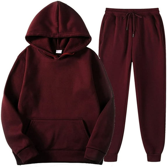 Azrian Pants for Women,2PCS Outfits Men's and Women's Sports Tracksuits Long Sleeve Pullover Hoodies Sweatshirt and Sweatpants Fall Winter Suit