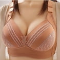 thumbnail image 1 of Azrian Plus Size Bras,Woman's Fashion Plus Size Wire Free Comfortable Push Up Bra Underwear, 1 of 6