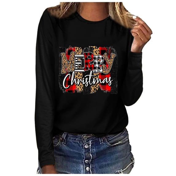 Azrian Plus Size Christmas Sweatshirts Womens 2023 Saving,Oversize Christmas Pullover Long Sleeve Hoodies for Women Christmas Casual Long Sleeve Sweatshirt Pullover Blouse 2023 Deal on Sale