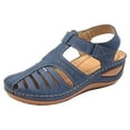 thumbnail image 1 of Azrian Soft Leather Closed toe Vintage Anti-Slip Sandals for Women High-Quality, 1 of 3