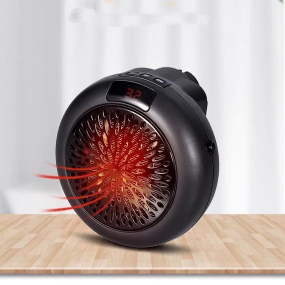 Azrian Space Heater,Portable Remote Control Electric Heater High Output Fan,for Home Bedroom Office Desk Indoor Use