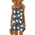 thumbnail image 1 of Azrian Womens Plus Size Tops,Women's Beach Dress Bikini Beachwear Coverups Casual Vacation Short Summer Halter Dresses, 1 of 5