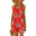 thumbnail image 1 of Azrian Summer Dresses Women's Beach Dress Bikini Beachwear Coverups Casual Vacation Short Summer Halter Dresses, 1 of 5