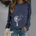 thumbnail image 1 of Azrian Sweatshirts for Womens Clearance,Plus Size Casual Pullover Hoodies Women's Long Sleeves Casual Shirts Printed Round-Neck Sweatshirt Pullover Loose Tunic Tops Winter 2023 on Sale, 1 of 6