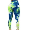 thumbnail image 1 of Azrian Women's Athleisure Yoga Leggings Activewear Clearance Fashion Casual Women Solid Gradient Span Ladies High Waist Wide Leg Trousers Yoga Pants Long Pants, 1 of 6