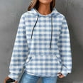 thumbnail image 1 of Azrian Women's Fashion Hoodies & Sweatshirts,Women Casual Printing Long Sleeve Drawstring Hooded T-Shirt Blouse Pullover Tops Deals Saving on Sale, 1 of 6
