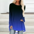 thumbnail image 1 of Azrian Women's Fashion Hoodies & Sweatshirts,Women's Printed T-shirt Long Sleeves Blouse Round Neck Casual Tops, 1 of 6