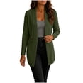 thumbnail image 1 of Azrian Women’s Open Front Ribbed Knit Long Cardigan, Casual Long Sleeve Outerwear Sizes S-2XL, 1 of 8