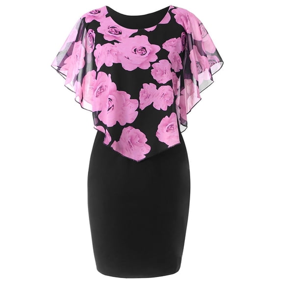 Azrian Womens Dresses Summer Plus Size Fashion Solid Sleeveless Pullover Dress
