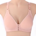 thumbnail image 1 of Azrian Womens Plus Size Bras,Women Bras Lace Comfortable Breathable Exhaust Base Non-Steel Ring Non-Magnetic Buckle Beauty Back Underwear, 1 of 1